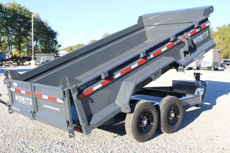 New 2026 Moritz 6' 10" x 14' Heavy Commercial DLH Series Dump Trailer - 14000# GVW