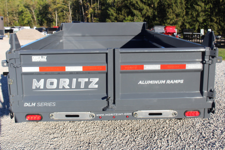 New 2026 Moritz 6' 10" x 14' Heavy Commercial DLH Series Dump Trailer - 14000# GVW