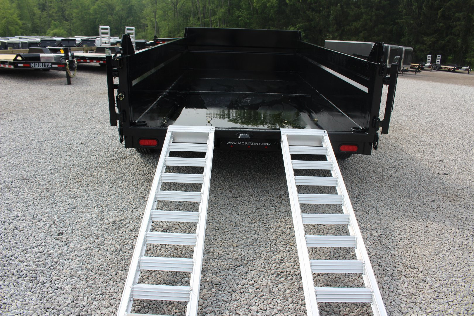New 2026 Moritz 6' 10" x 14' Heavy Commercial DLH Series Dump Trailer - 16000# GVW