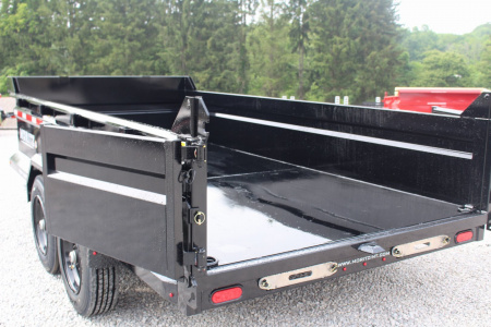 New 2026 Moritz 6' 10" x 14' Heavy Commercial DLH Series Dump Trailer - 16000# GVW