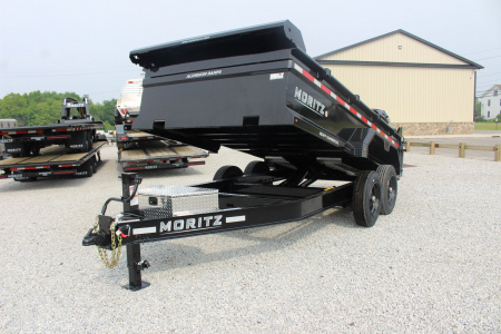 New 2026 Moritz 6' 10" x 14' Heavy Commercial DLH Series Dump Trailer - 16000# GVW