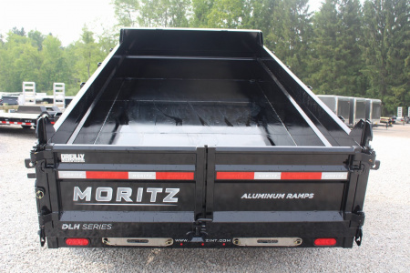 New 2026 Moritz 6' 10" x 14' Heavy Commercial DLH Series Dump Trailer - 16000# GVW