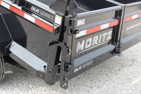 New 2026 Moritz 6' 10" x 14' Heavy Commercial DLH Series Dump Trailer - 16000# GVW