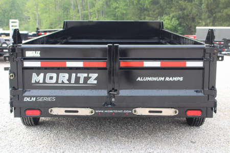 New 2026 Moritz 6' 10" x 14' Heavy Commercial DLH Series Dump Trailer - 16000# GVW