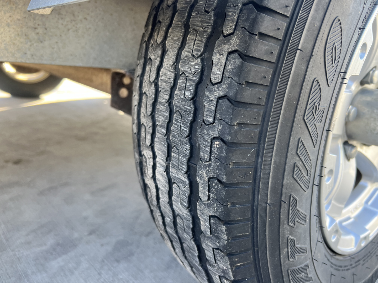 Used 2016 Triton 7x27 Aluminum Drive Out Front Enclosed Rear Ramp Snowmobile Cargo Trailer