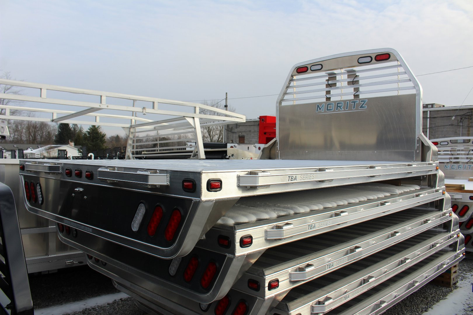 New 2026 Moritz TBA8-11.4 - Aluminum Truck Bed- DRW - 84" C/A - 52" Tall Cab Guard