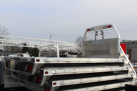 New 2026 Moritz TBA8-11.4 - Aluminum Truck Bed- DRW - 84" C/A - 52" Tall Cab Guard