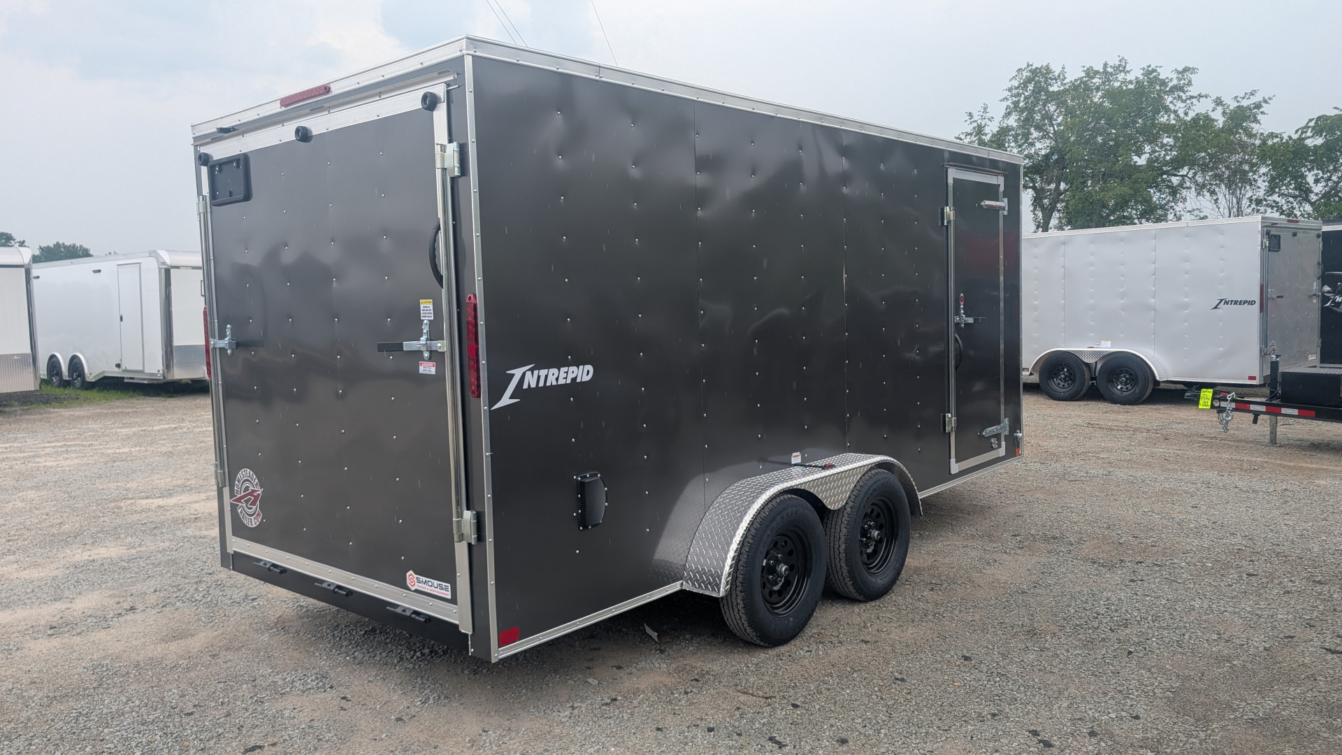 New 2026 Homesteader 7x16 Intrepid V-Nose Cargo Trailer w/ Ramp Door