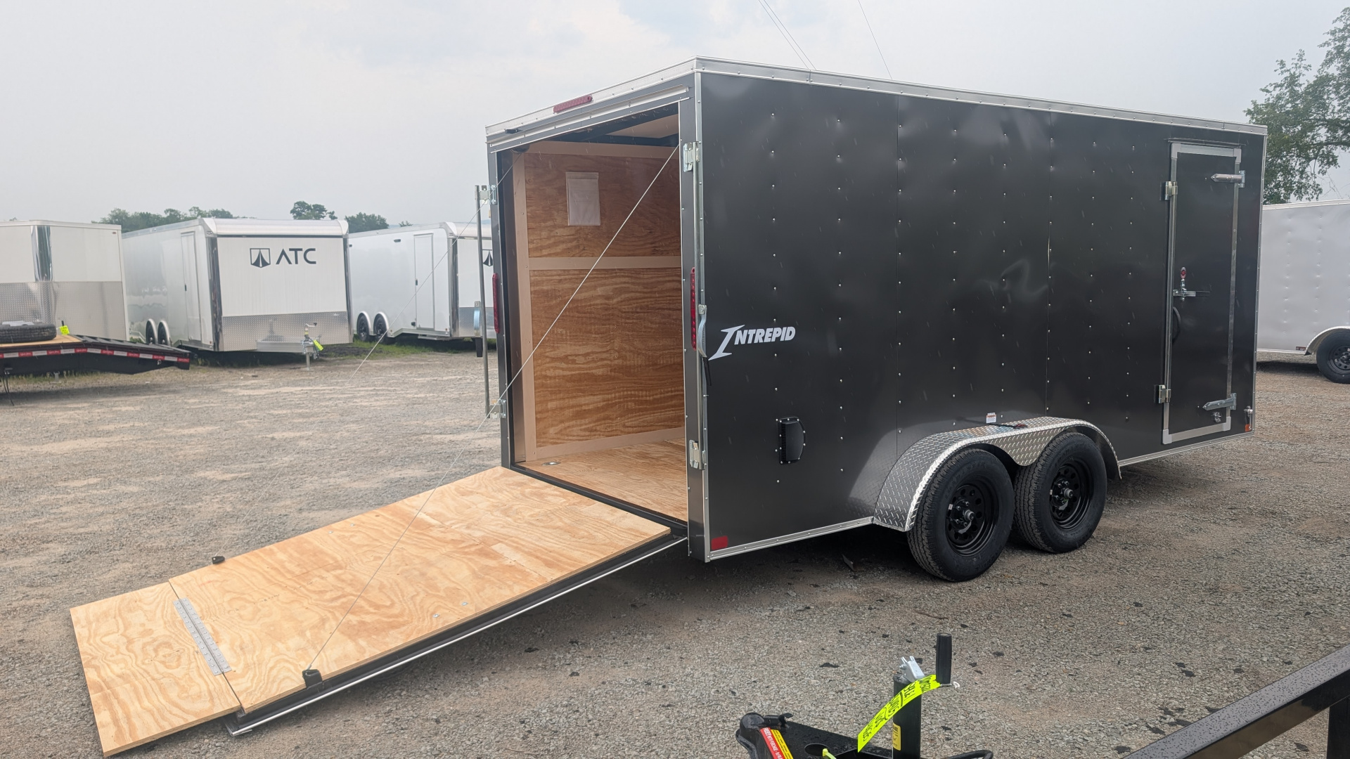 New 2026 Homesteader 7x16 Intrepid V-Nose Cargo Trailer w/ Ramp Door