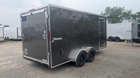 New 2026 Homesteader 7x16 Intrepid V-Nose Cargo Trailer w/ Ramp Door