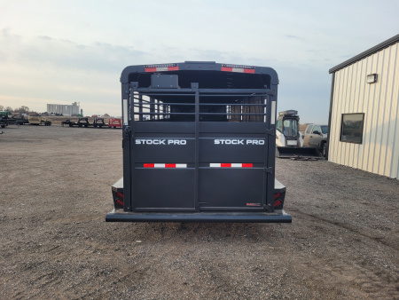 New 2026 Buckshot 6'8"x24' Gooseneck Stock Trailer