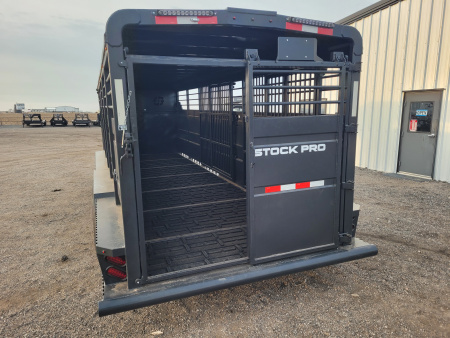 New 2026 Buckshot 6'8"x24' Gooseneck Stock Trailer