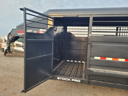 New 2026 Buckshot 6'8"x24' Gooseneck Stock Trailer