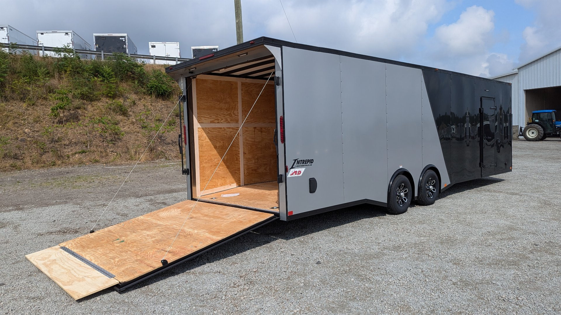 New 2026 Homesteader 8.5 x 28 HD SERIES Intrepid Car Hauler w/ Ramp (14K GVW)