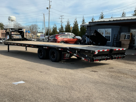 New 2026 PJ Trailers 102" x 32' Low-Pro Flatdeck With Duals (LD) 25K Flatbed Trailer