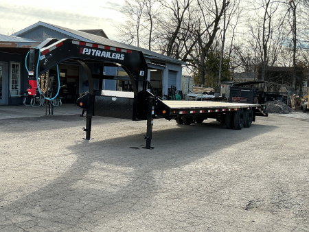 New 2026 PJ Trailers 102" x 32' Low-Pro Flatdeck With Duals (LD) 25K Flatbed Trailer