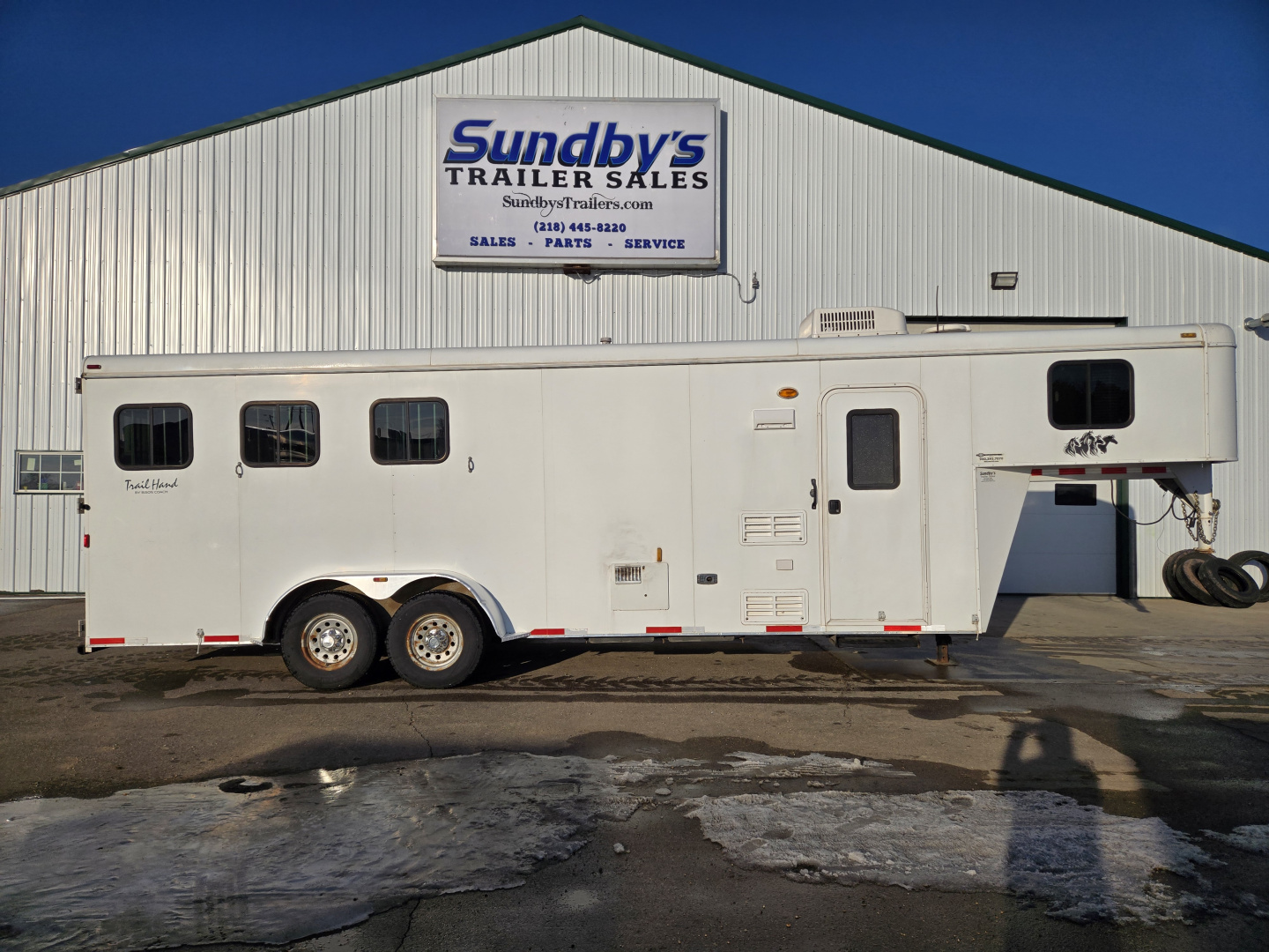 Used 2011 Bison Trailers NRS Coach 3 Horse Trailer