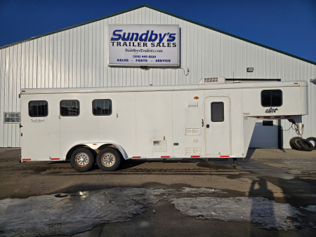 Used 2011 Bison Trailers NRS Coach 3 Horse Trailer
