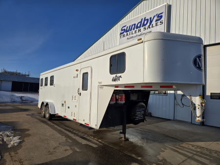 Used 2011 Bison Trailers NRS Coach 3 Horse Trailer