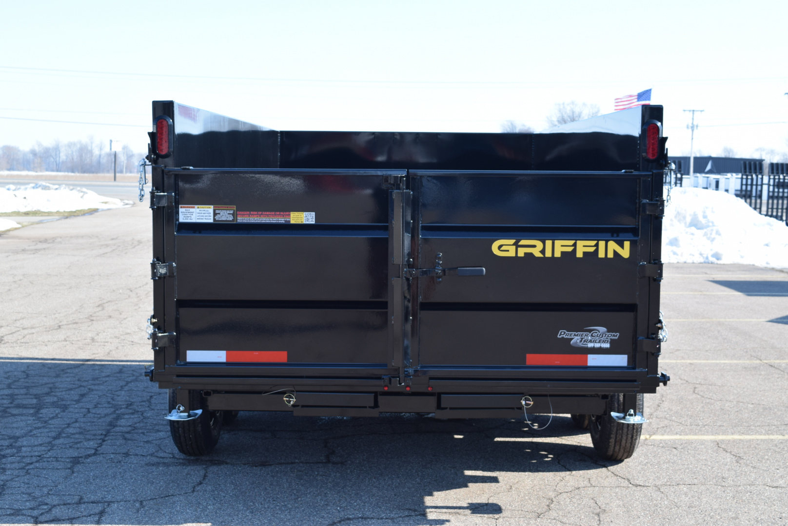 New GRIFFIN 7x14 14K DUMP TRAILER w/ 48" SIDES AND TELESCOPING CYLINDER
