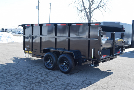 New GRIFFIN 7x14 14K DUMP TRAILER w/ 48" SIDES AND TELESCOPING CYLINDER