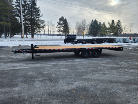 New 2026 BWISE THD15 102x24 15.4K Deckover Equipment Trailer