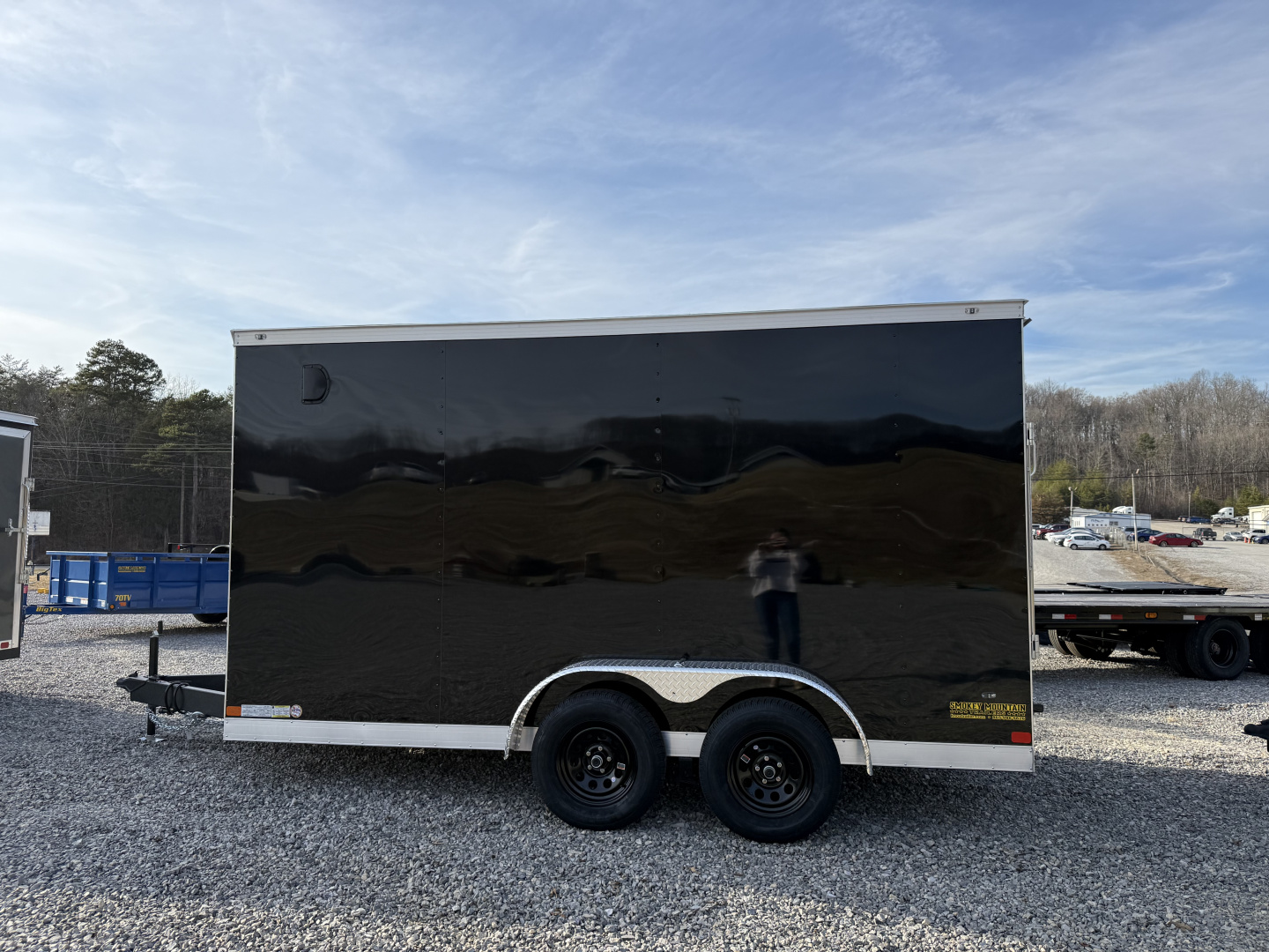 New 2026 Covered Wagon Trailers 7X14 TA 7' BAR LCK POLY Cargo / Enclosed Trailer