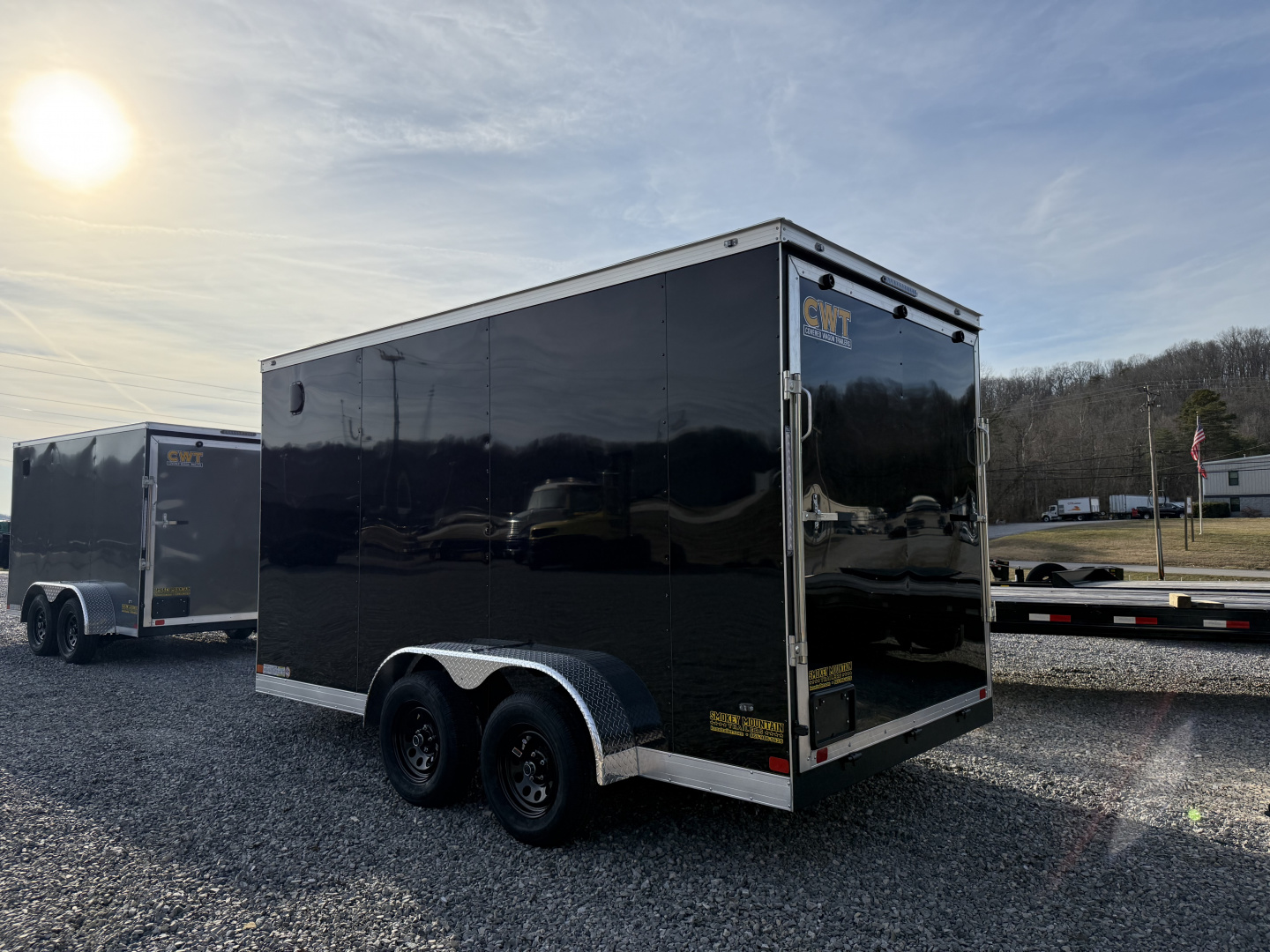 New 2026 Covered Wagon Trailers 7X14 TA 7' BAR LCK POLY Cargo / Enclosed Trailer