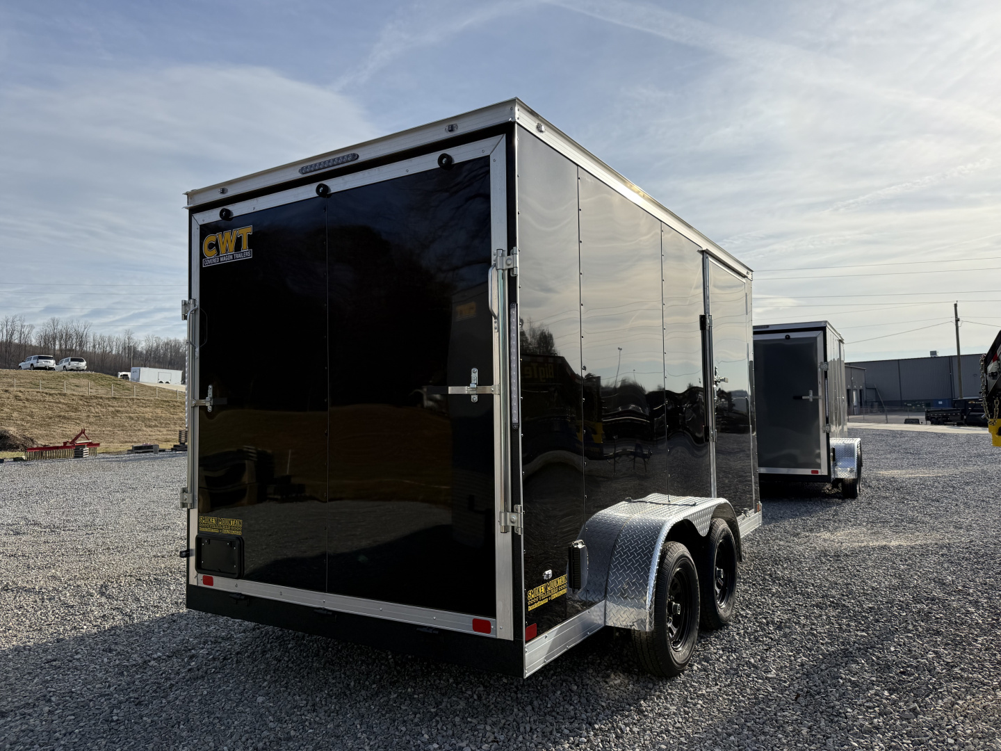 New 2026 Covered Wagon Trailers 7X14 TA 7' BAR LCK POLY Cargo / Enclosed Trailer