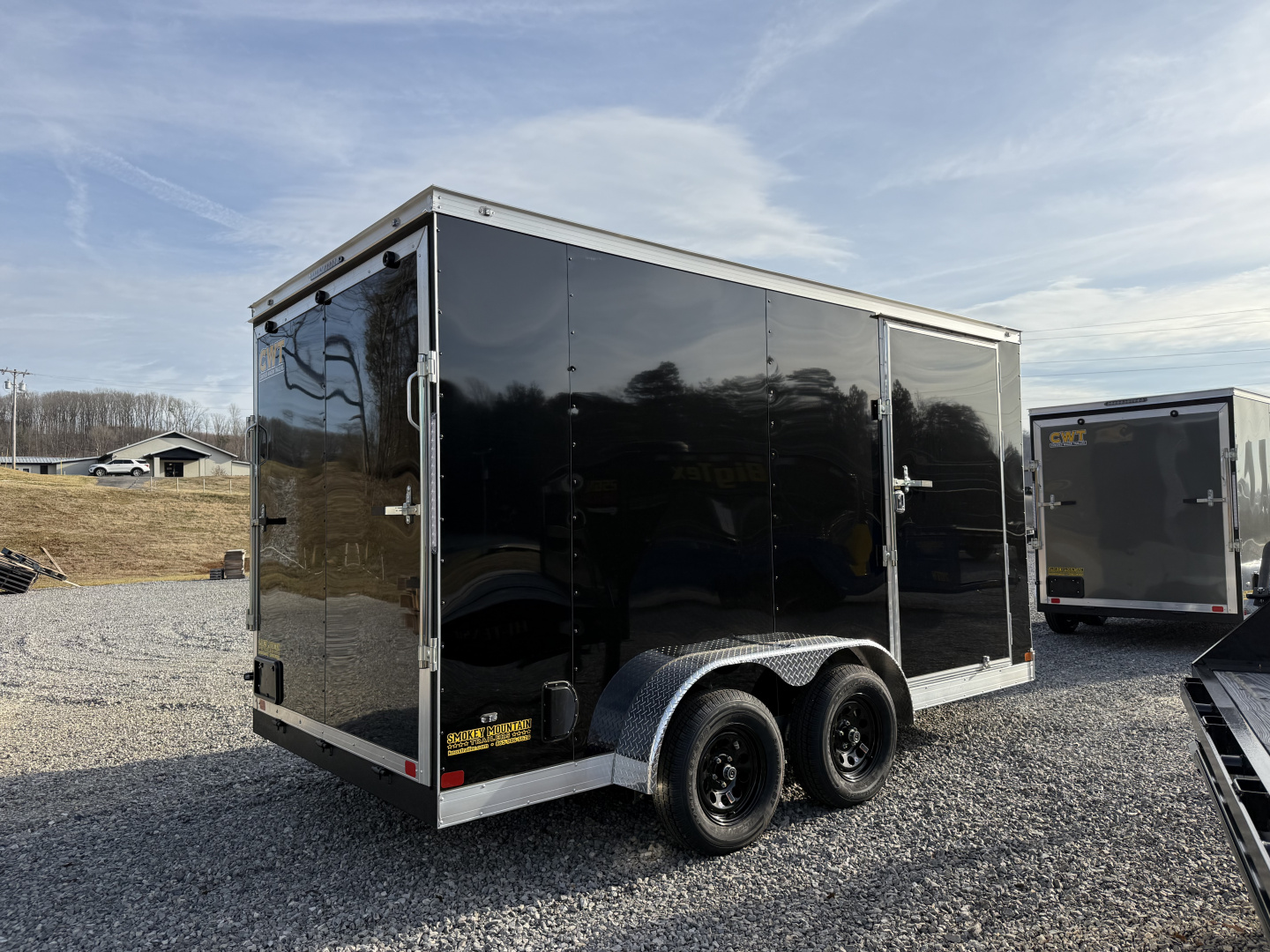 New 2026 Covered Wagon Trailers 7X14 TA 7' BAR LCK POLY Cargo / Enclosed Trailer