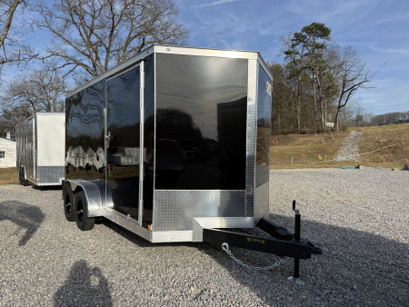 New 2026 Covered Wagon Trailers 7X14 TA 7' BAR LCK POLY Cargo / Enclosed Trailer