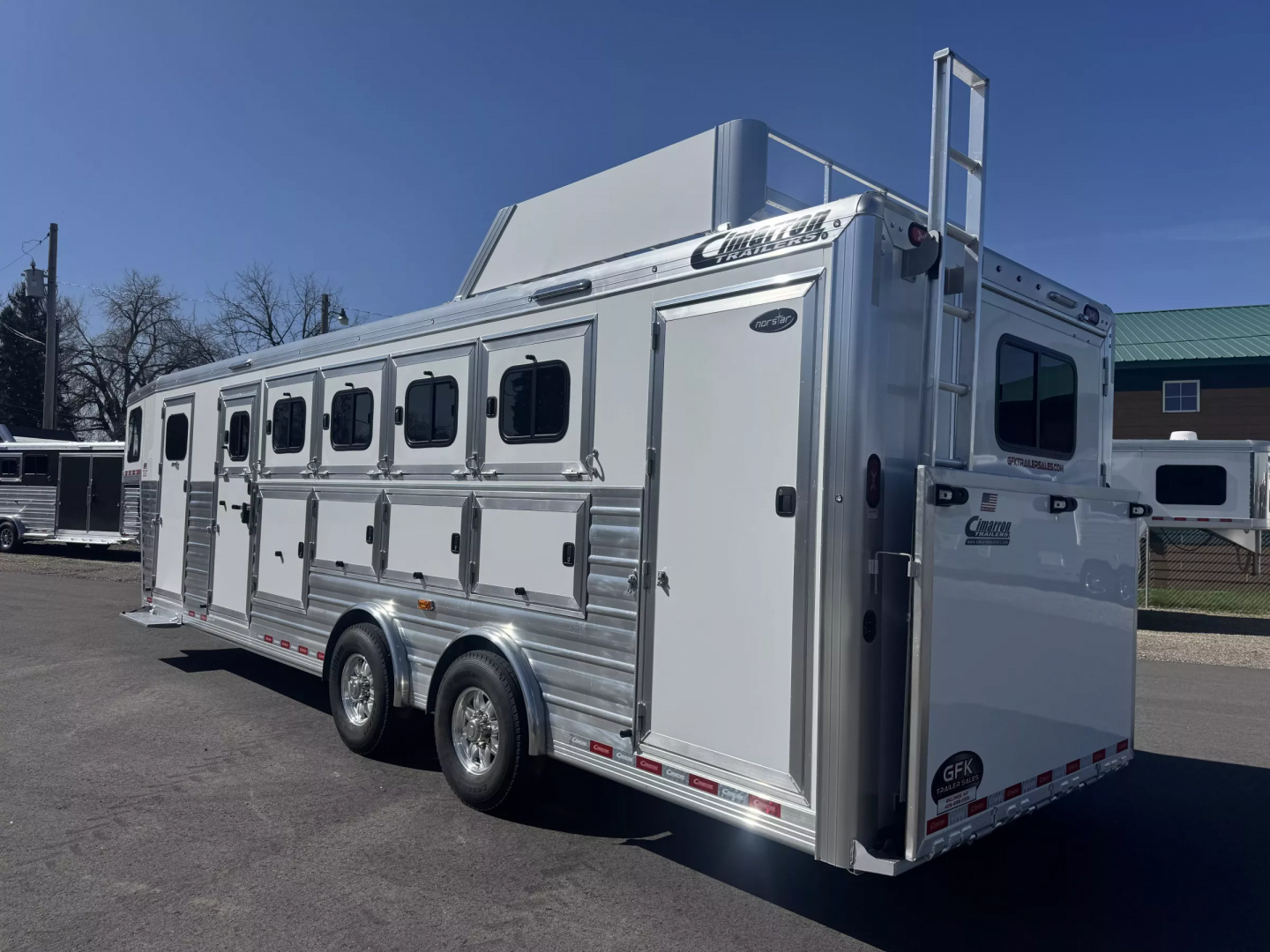 New 2027 Cimarron 5 Horse Trainer Trailer