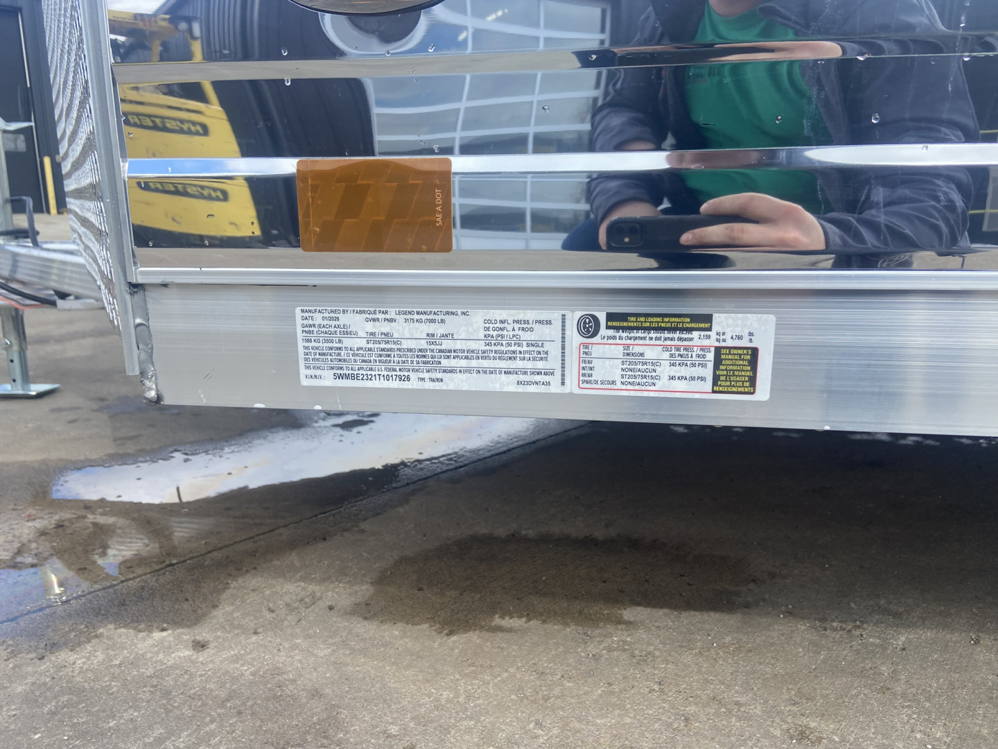 New Legend 8X23 Cargo Enclosed Trailer