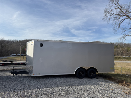 New 2026 Covered Wagon Trailers 8X20 TA2 6'' ADD HEIGHT Cargo / Enclosed Trailer