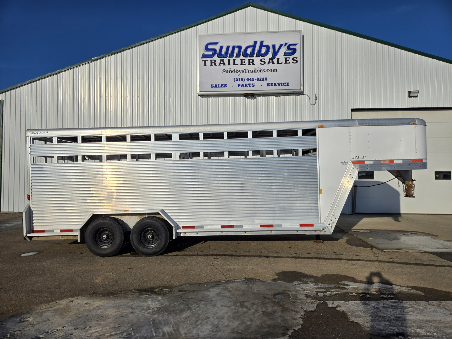 Used 2006 Exiss 20ft Stock Trailer