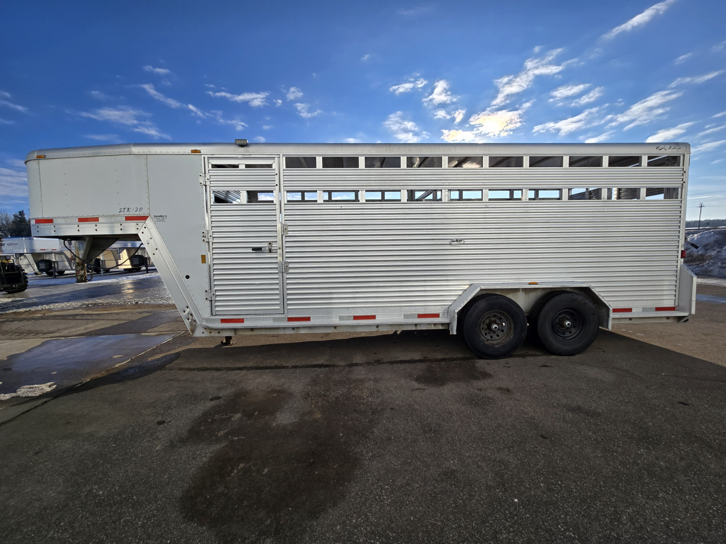 Used 2006 Exiss 20ft Stock Trailer
