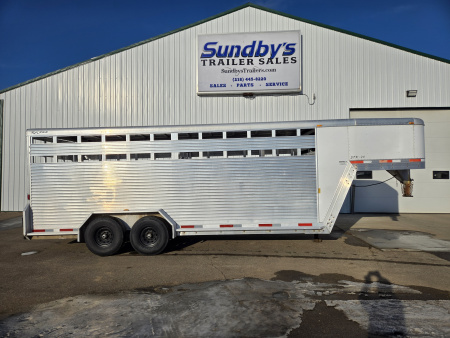 Used 2006 Exiss 20ft Stock Trailer