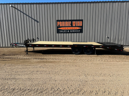 New 2026 PJ Trailers 24 Deckover F8 8K Axles Equipment Trailer