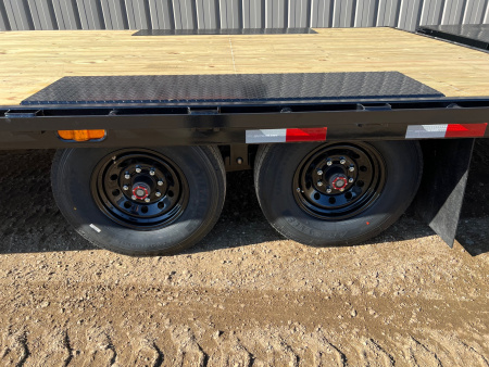 New 2026 PJ Trailers 24 Deckover F8 8K Axles Equipment Trailer