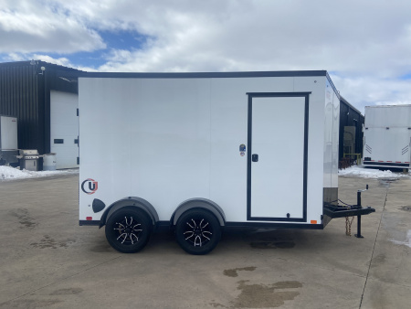 New United 12' UJ V-Nose Enclosed Cargo Trailer