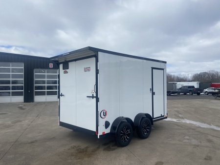 New United 12' UJ V-Nose Enclosed Cargo Trailer