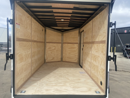 New United 12' UJ V-Nose Enclosed Cargo Trailer