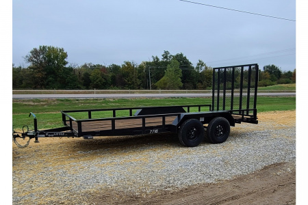 New 2026 Doolittle Trailer MFG 77x16 Utility Trailer
