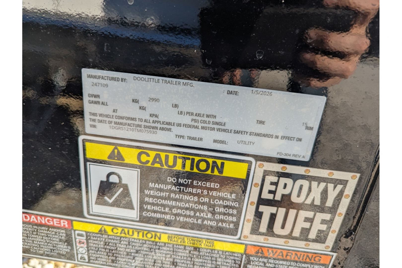 New 2026 Doolittle Trailer MFG 77x12 Utility Trailer