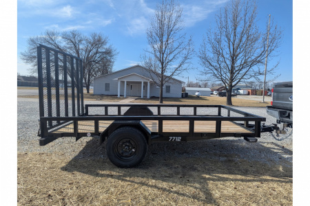 New 2026 Doolittle Trailer MFG 77x12 Utility Trailer