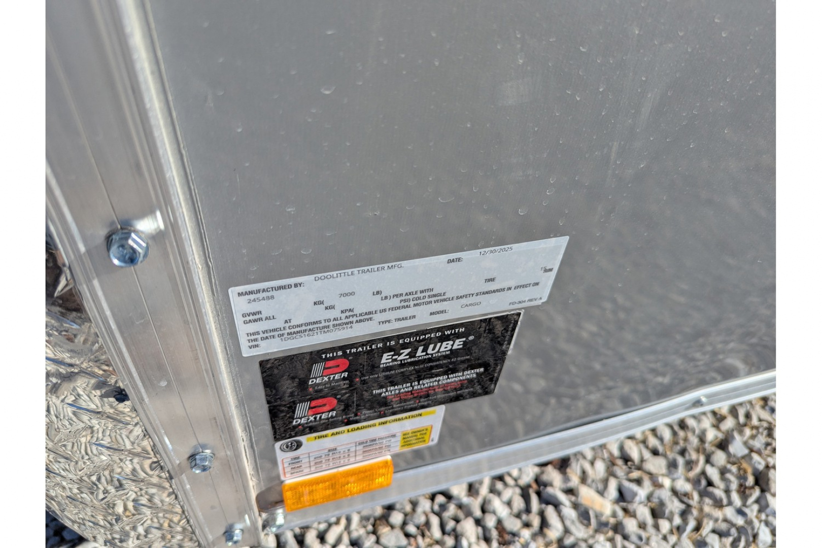 New 2026 Doolittle Trailer MFG 7x16 Cargo / Enclosed Trailer