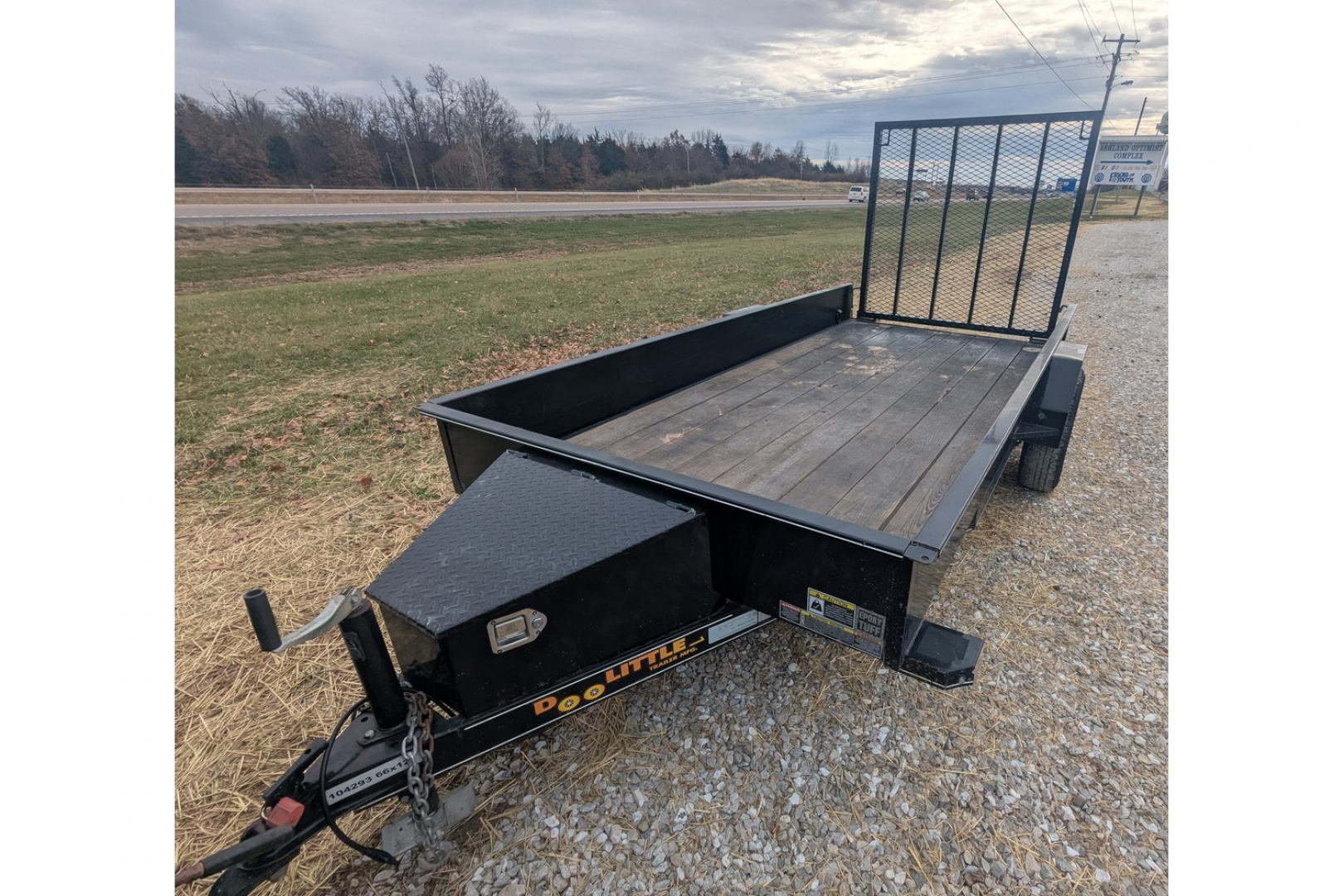 Used 2022 Doolittle Trailer MFG 66x12 Utility Trailer