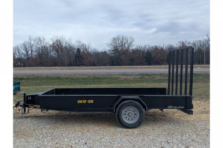 Used 2022 Doolittle Trailer MFG 66x12 Utility Trailer