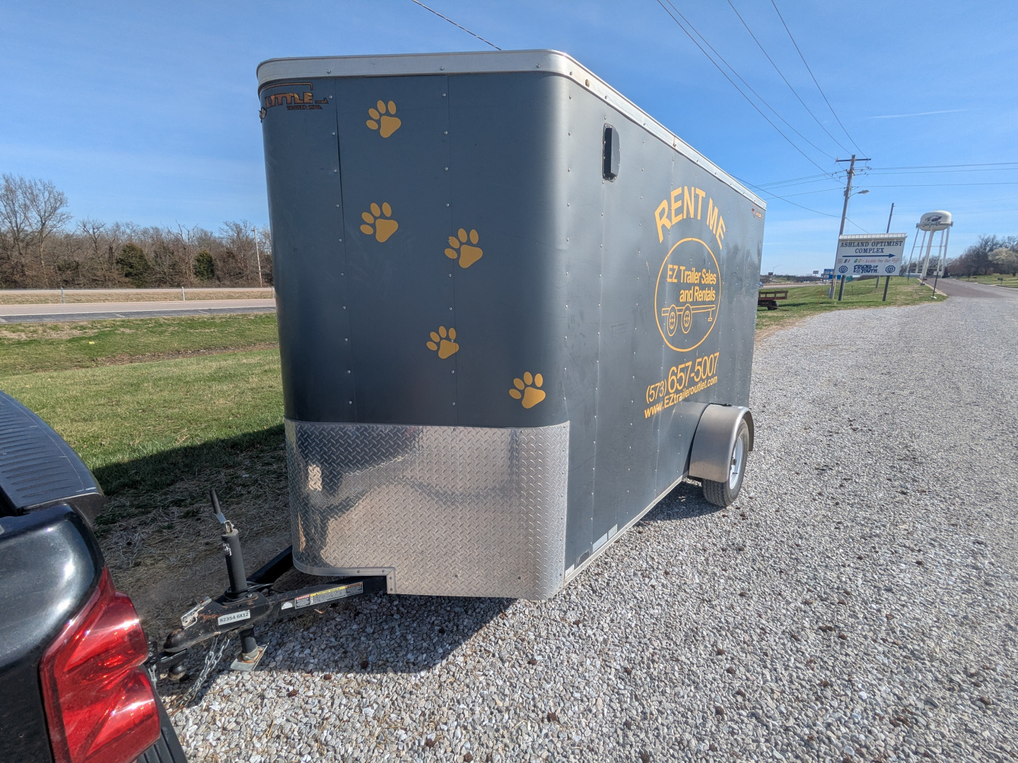 Used 2019 Doolittle Trailer MFG 6x12 Cargo / Enclosed Trailer