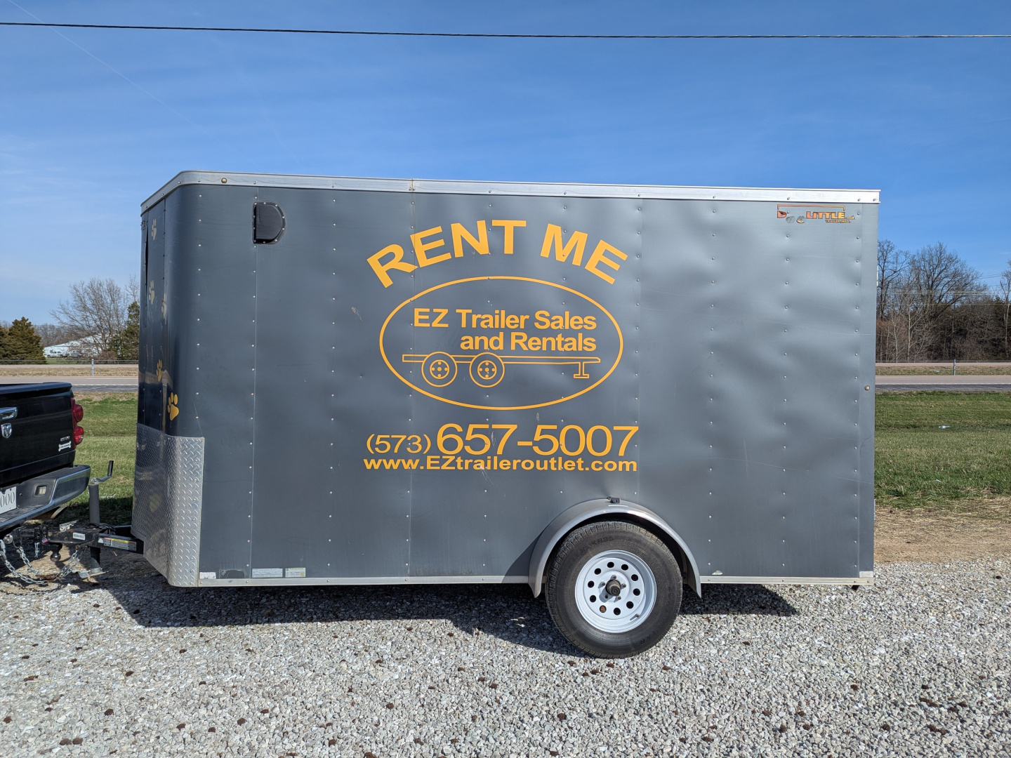 Used 2019 Doolittle Trailer MFG 6x12 Cargo / Enclosed Trailer